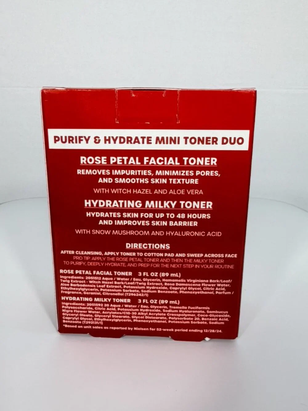 Thayers Purify & Hydrate Mini Toner Duo 3 oz NIB Skincare Travel Set